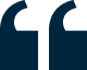 Black quotation mark on white background.